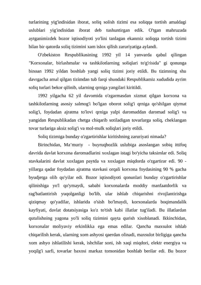 Davlatning soliq siyosati. 4