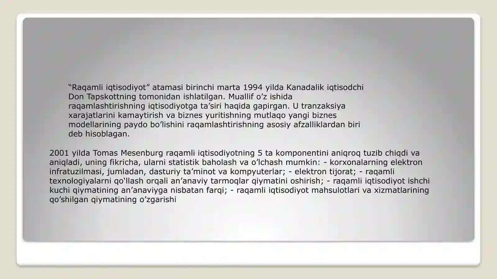 Raqamli texnologiyalarni qo'llashning iqtisodiy samaradorligi 4