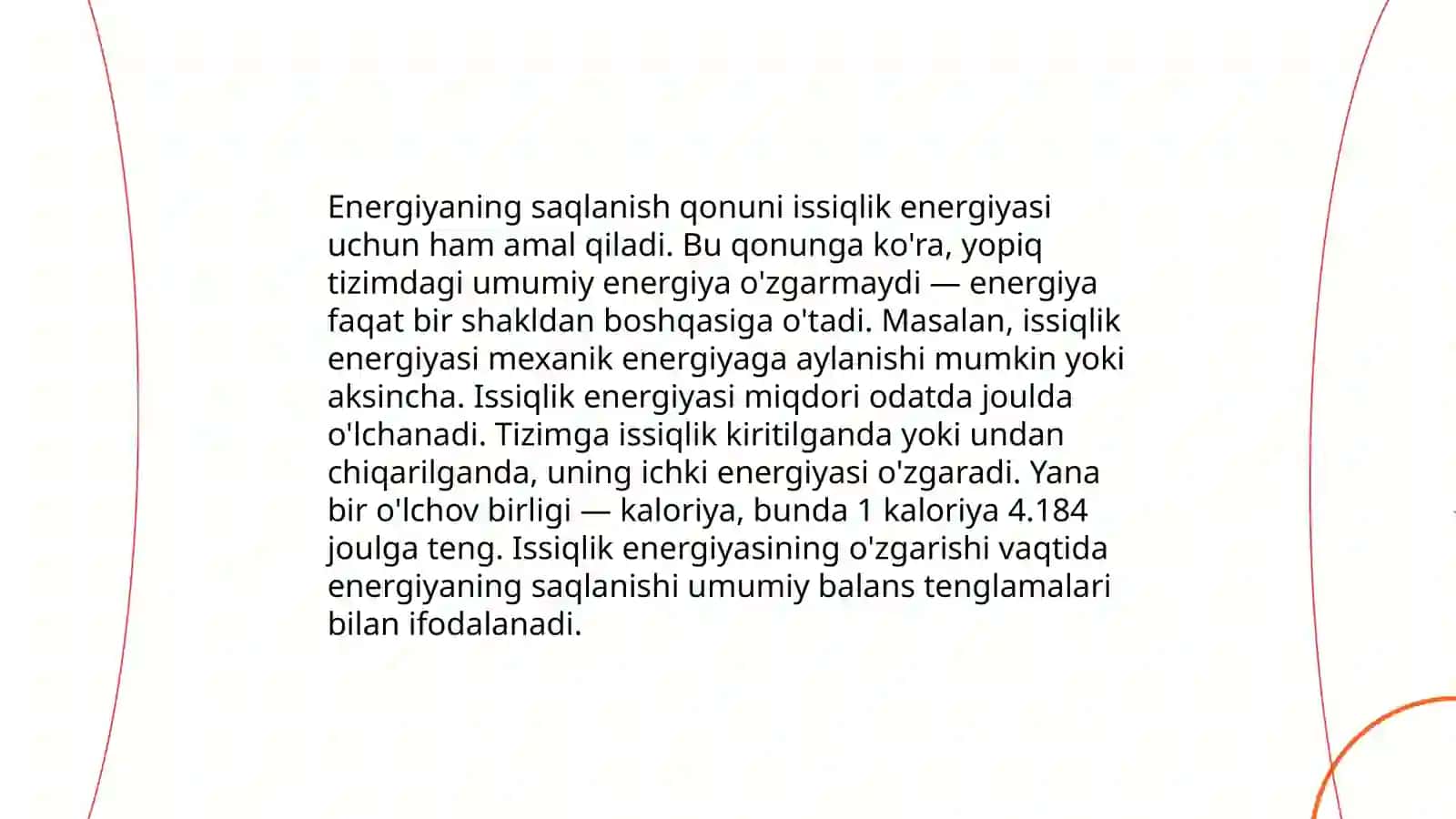 Energiyaning saqlanish qonunlari 4