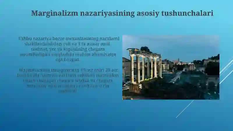 Marjinalizm ta'limoti va neoklassik iqtisodiy maktablar 4