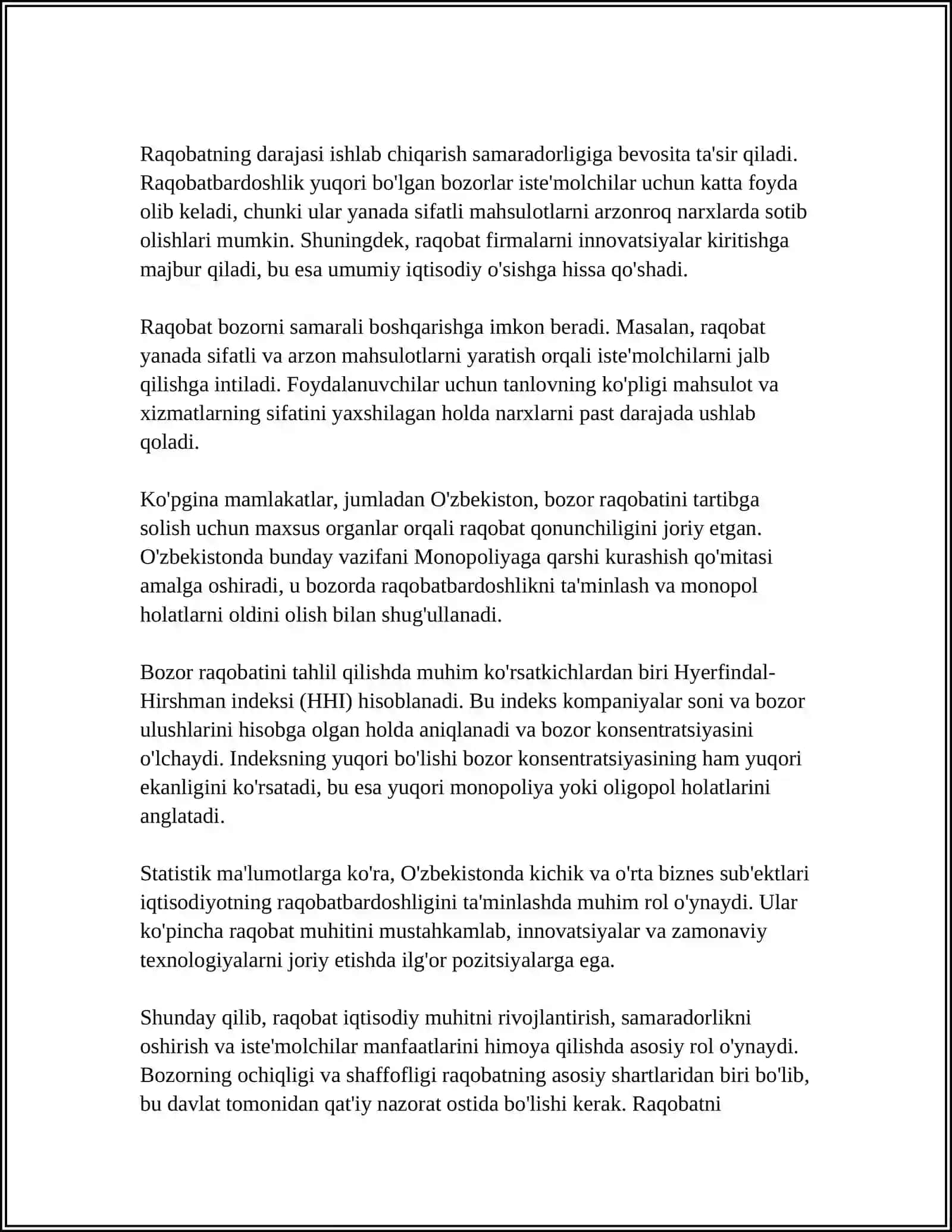 RAQOBATLASHGAN BOZOR SAMARADORLIGI 4