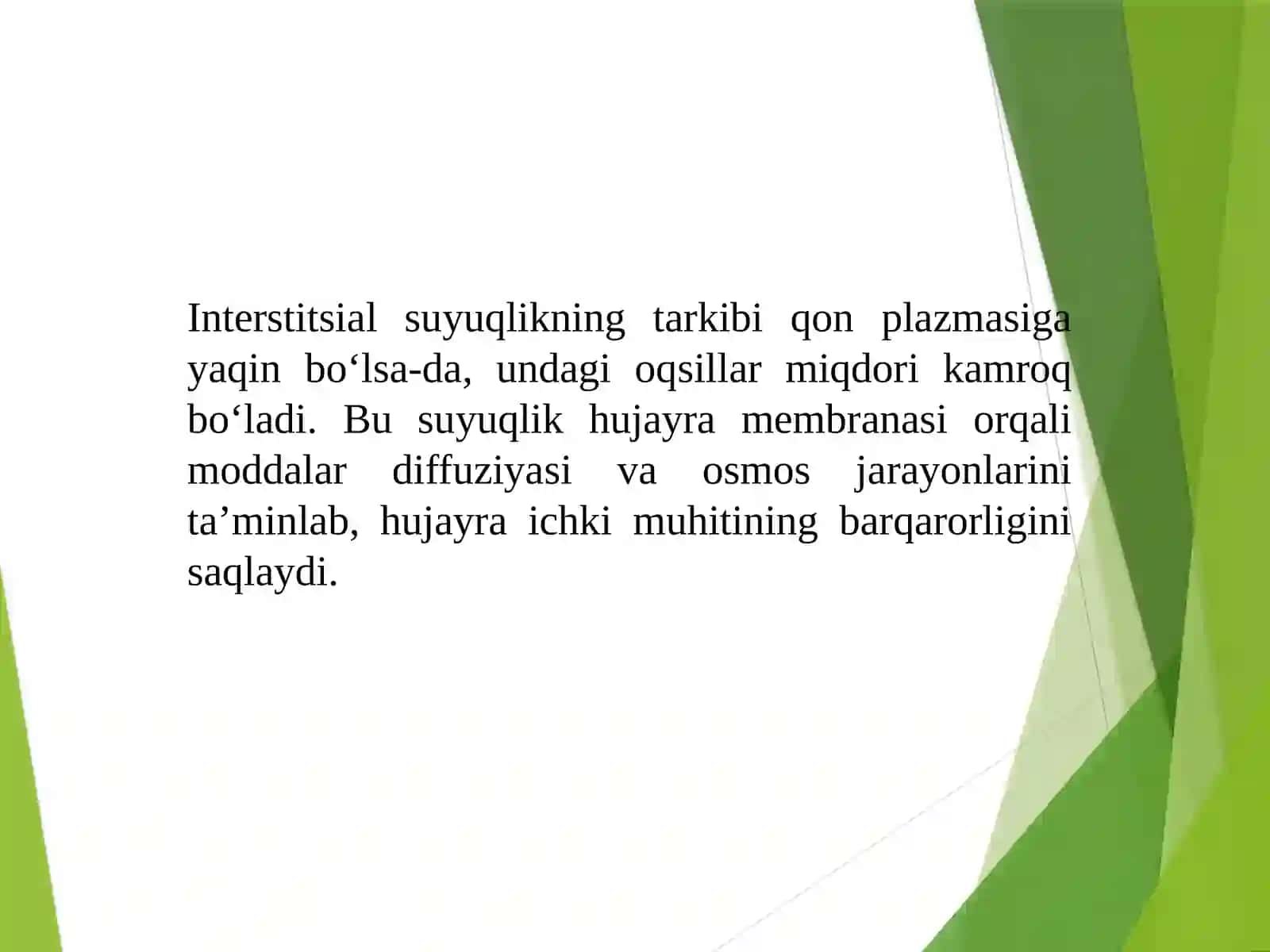 Organizmning ekstravazal suyuqliklari 4