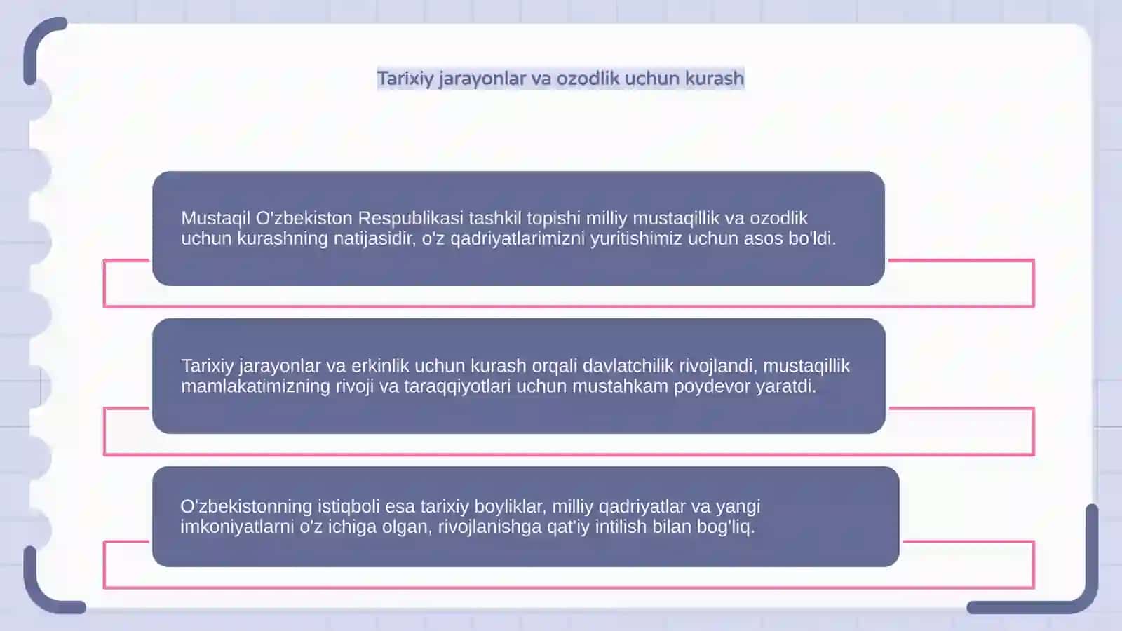 Mustaqil O'zbekiston Respublikasi tashkil topishi 4