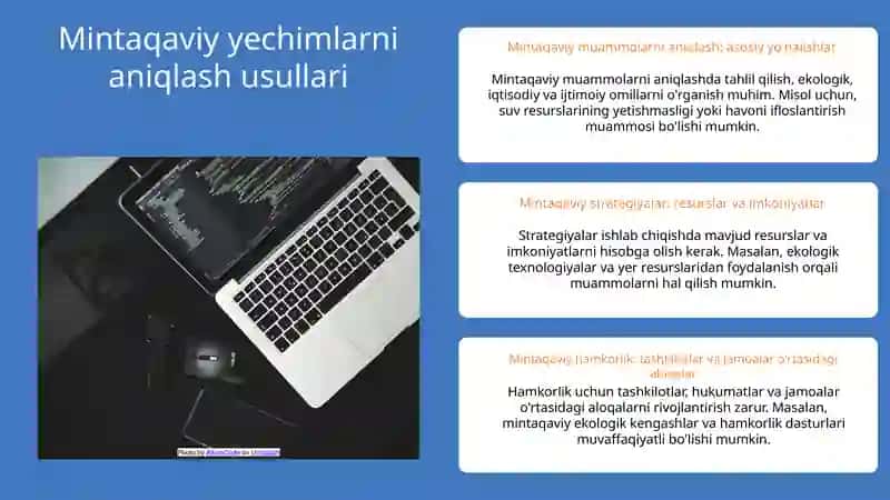 Global muammolarning milliy va mintaqaviy darajadagi yechimlarni topish 4