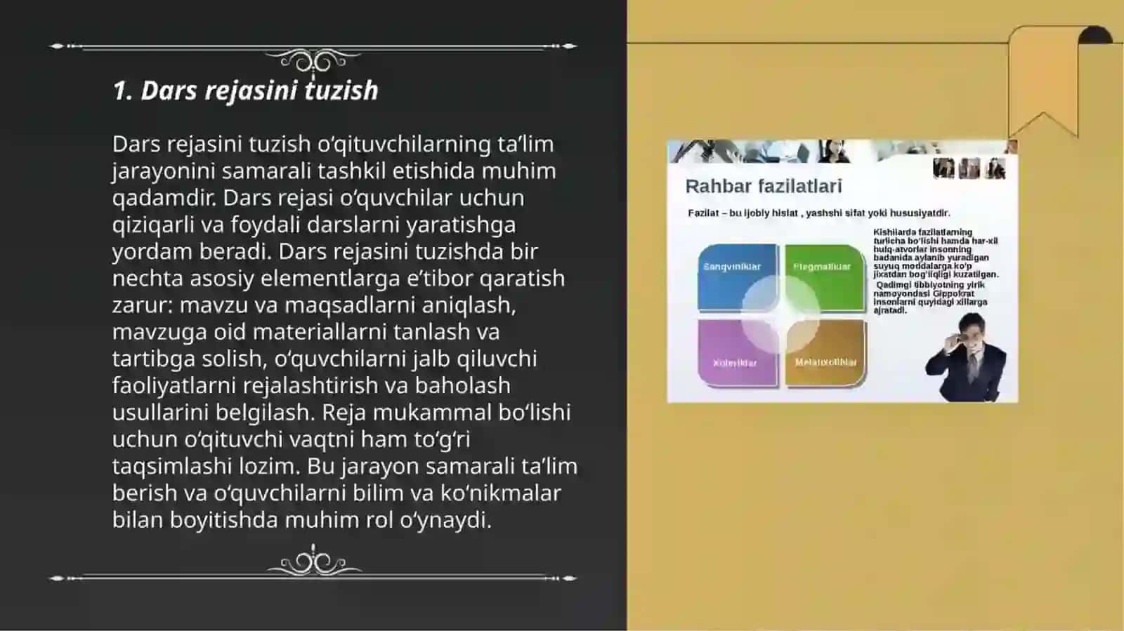Oʻtilgan mavzuni mustahkamlash 4