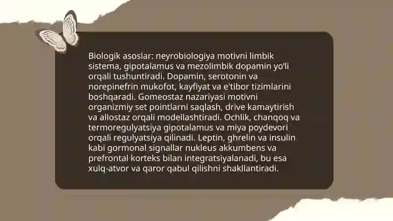 Xorij psixologiyasida motiv va motivatsiya muammosi 4