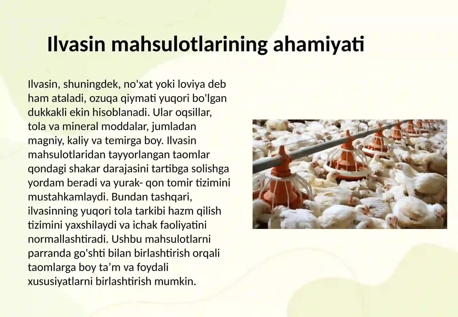 Parranda va ilvasin go'shtlardan qaynatilgan taomlar. Parranda go'shtidan dimlab pishirilgan taomlar. 4