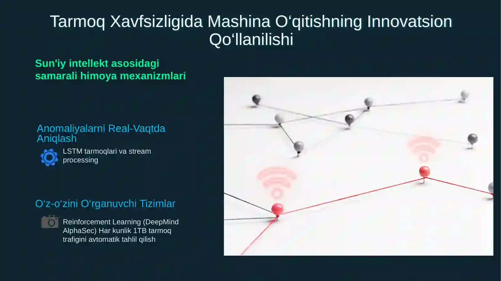 Tarmoq trafigida anomaliyalarni aniqlashda mashinali o’qitishdan foydalanish 4