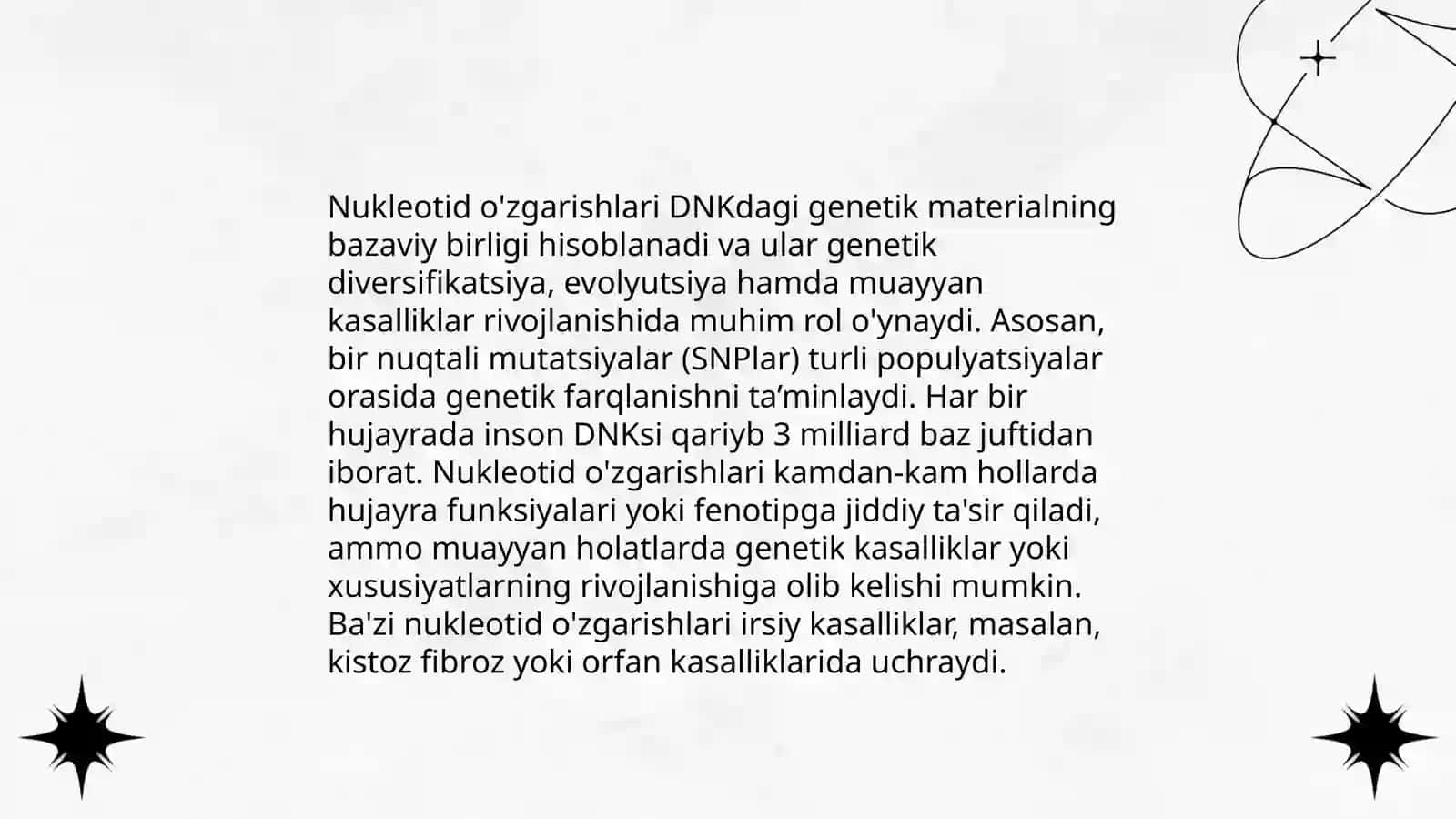 Mutatsiya: Zararli, zararsiz va neytral mutatsiyalar 4