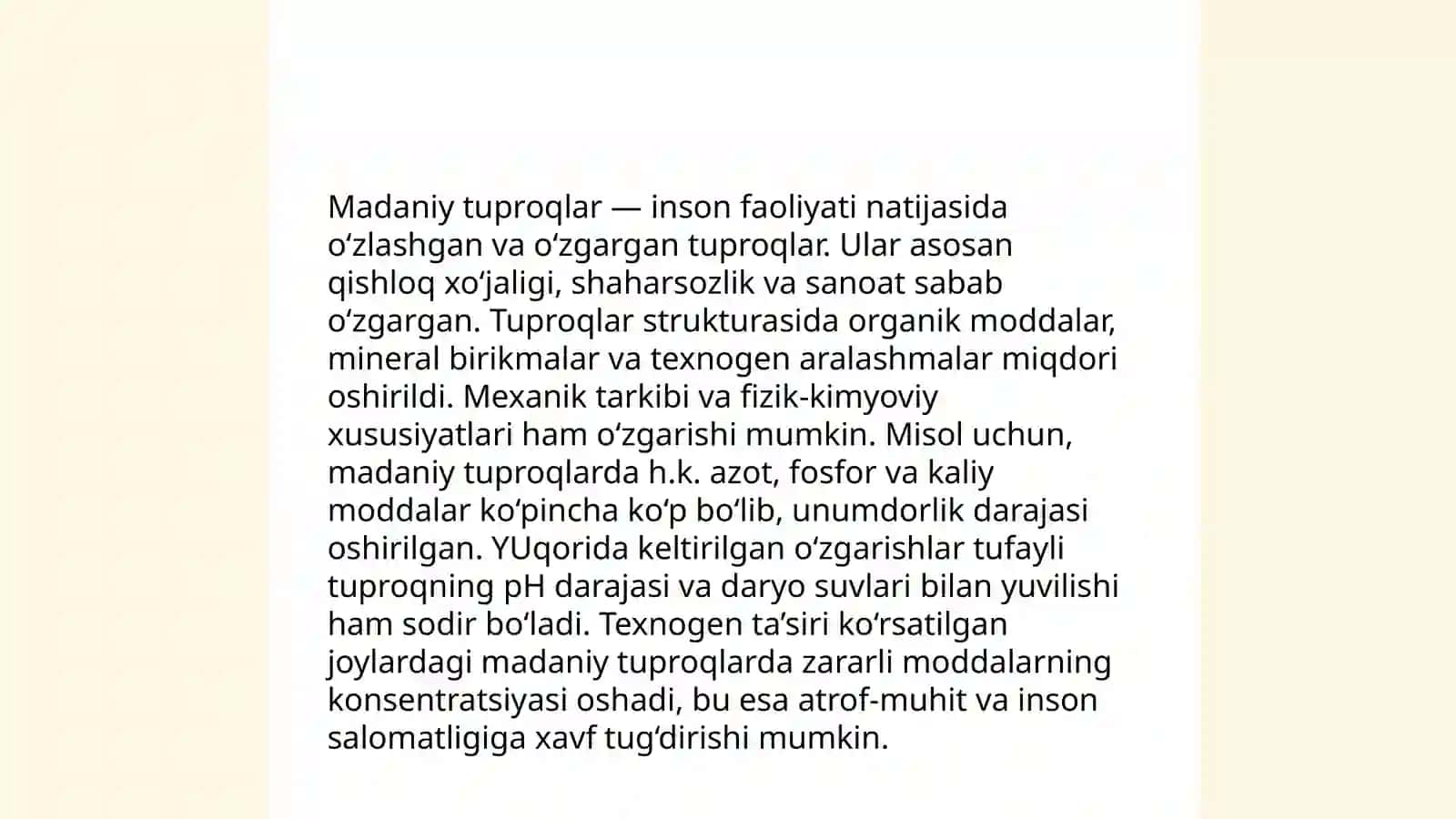 Madaniy tuproqlar va ularning kelib chiqishi 4
