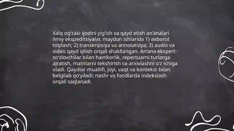 O'zbek folklorshunosligining tadrijiy taraqqiyoti 4