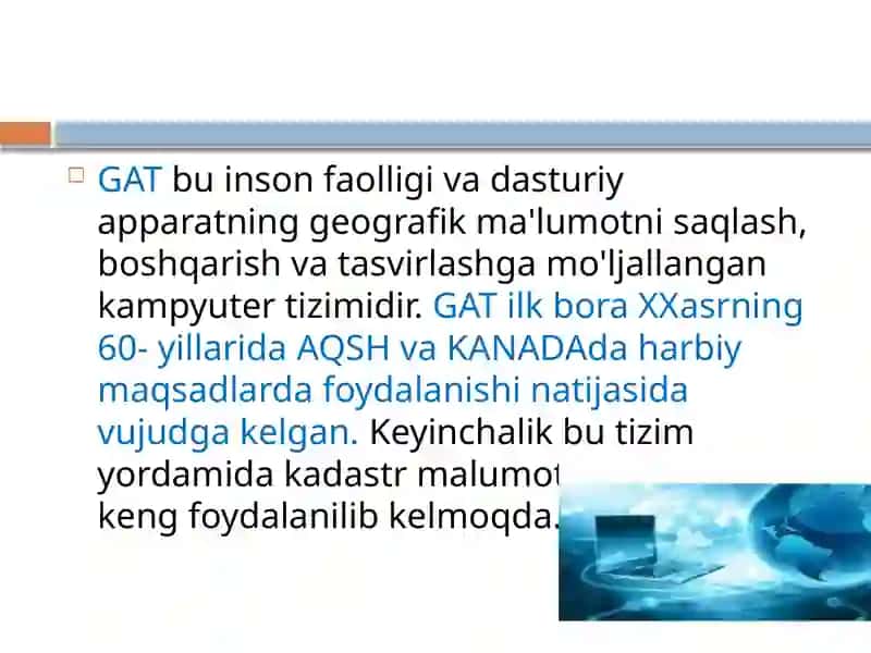 Geografik axborot tizimlari 4