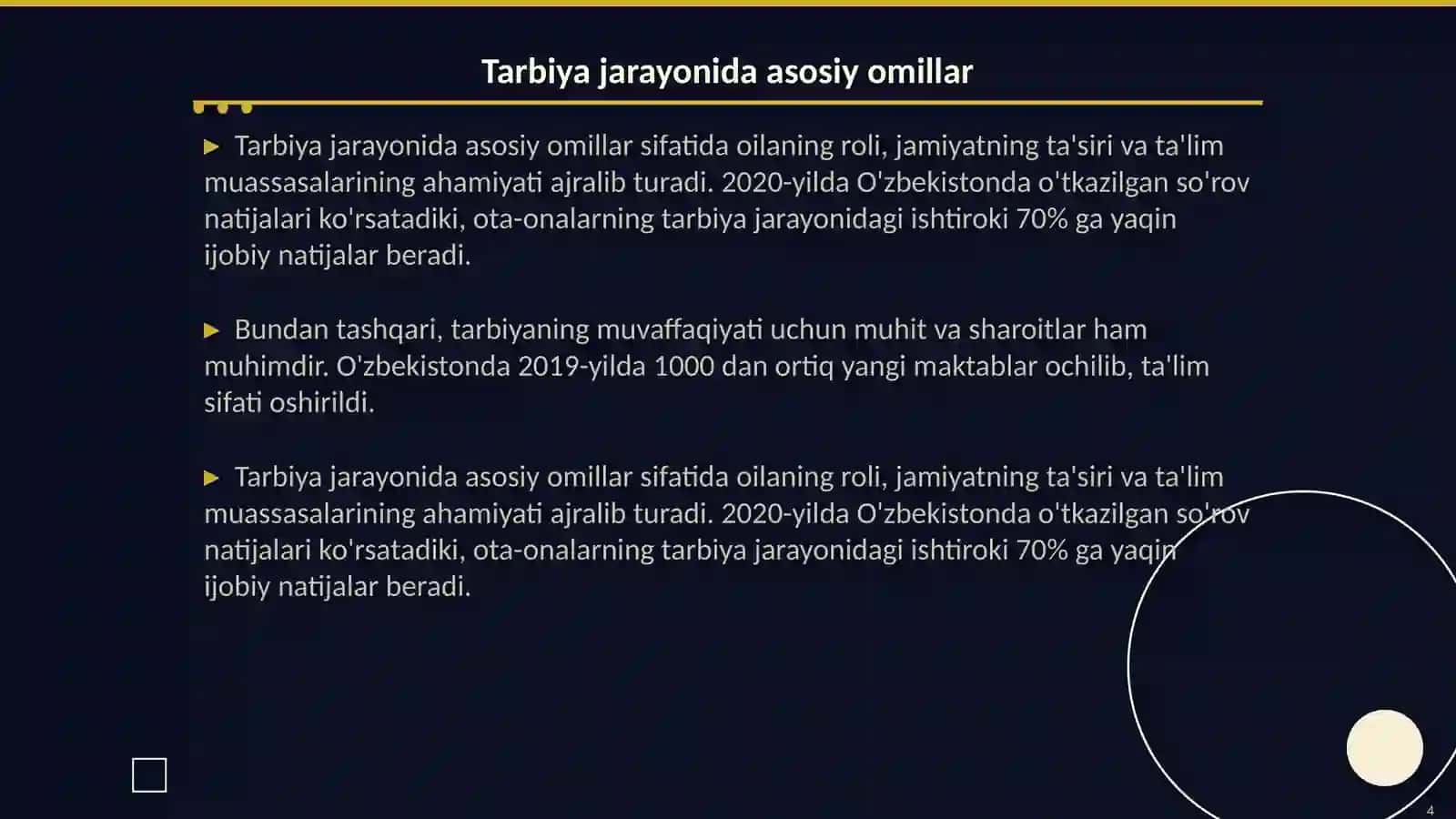 Tarbiya tushunchasi 4