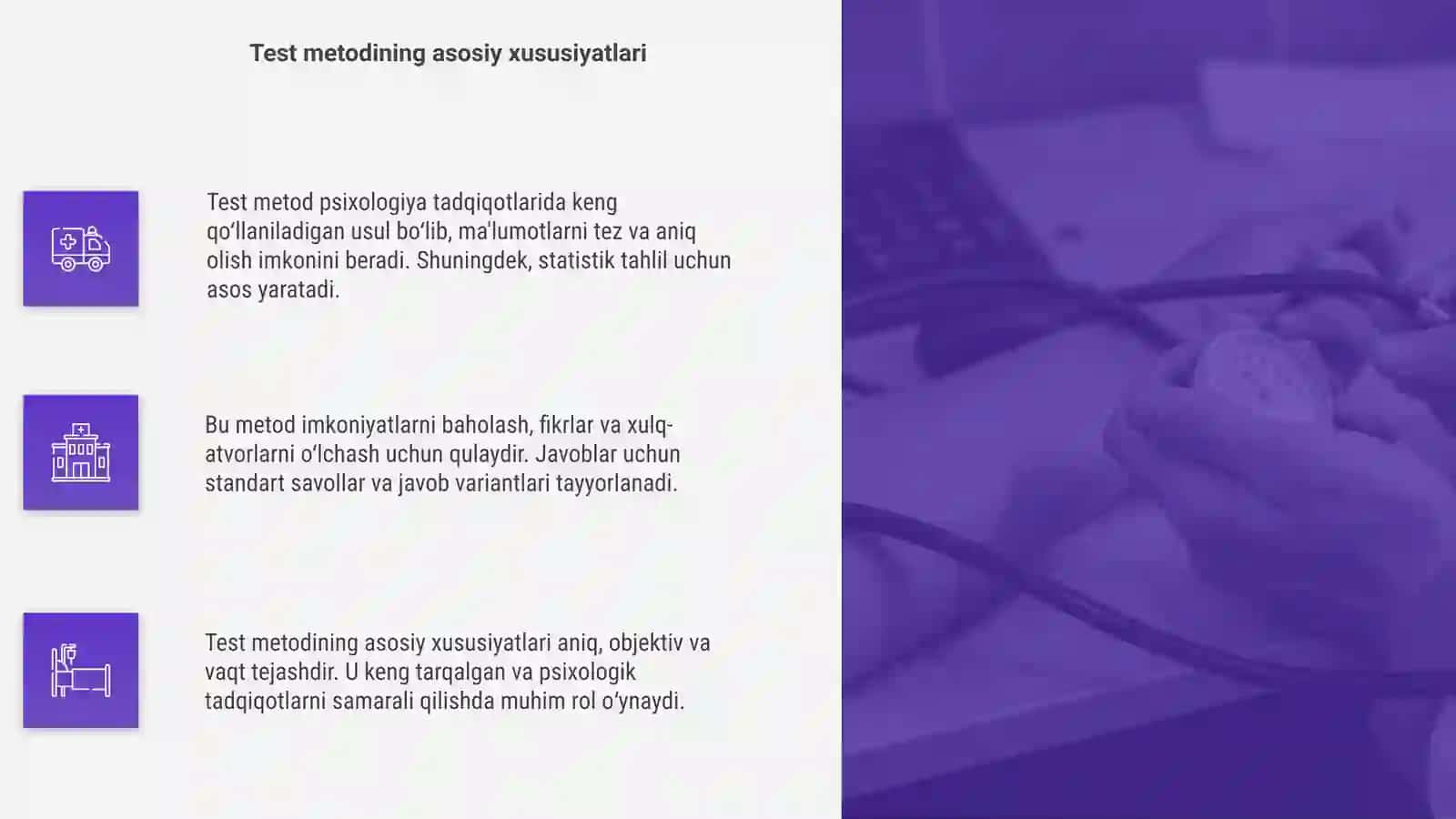 Psixologiya tadqiqot metodlari test va soʻroq 4