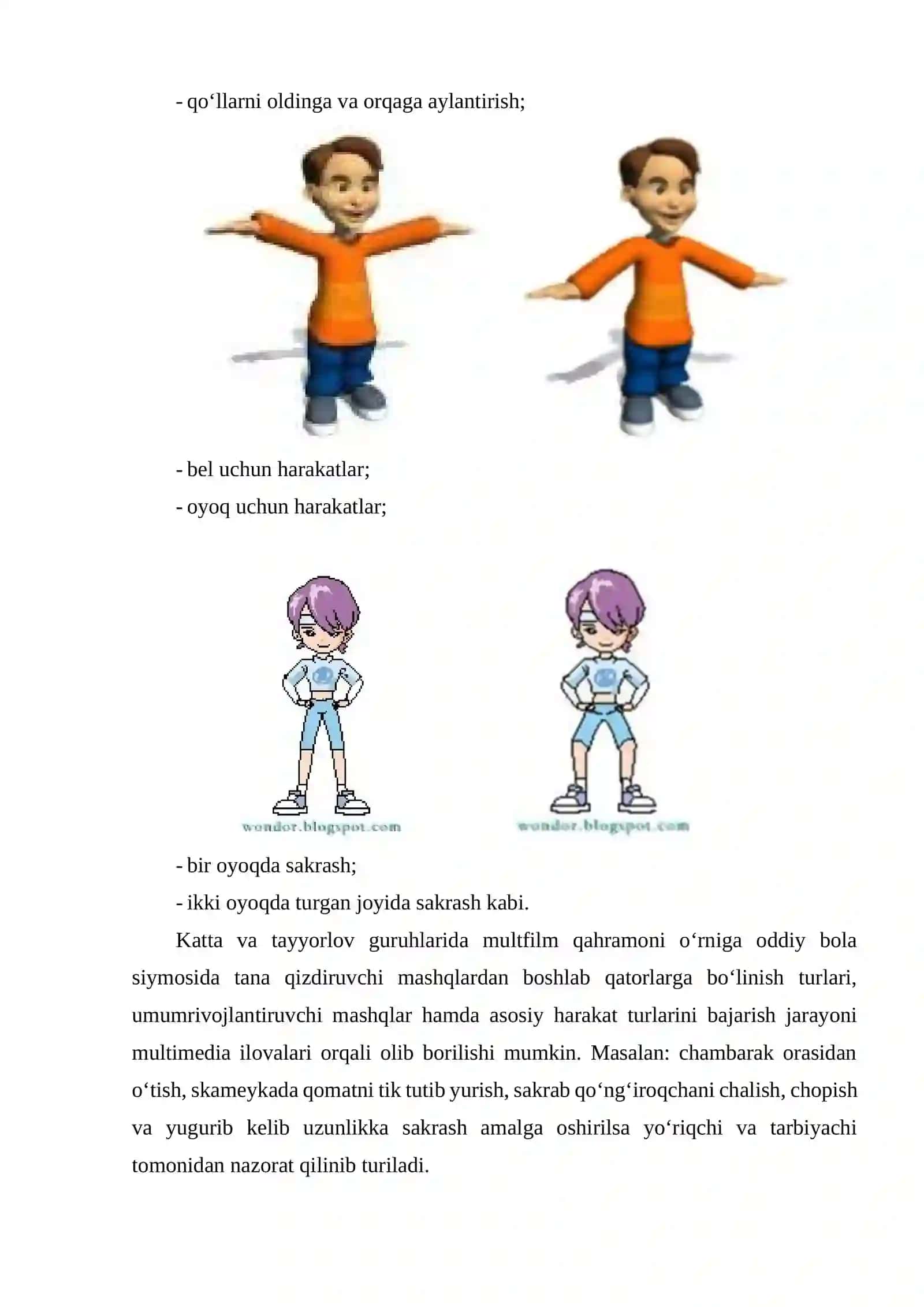 Jismoniy tarbiya mashg‘ulotlarini multimedia vositalari orqali tashkil etish (2-amaliy mashg‘ulot) 4