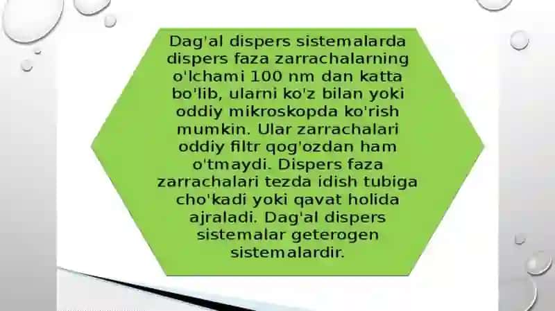 Dag’al dispers sistemalar xossalari 4