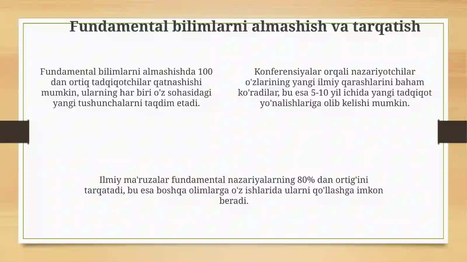 Nazariy konferensiyalarning maqsadlari va vazifalari 4