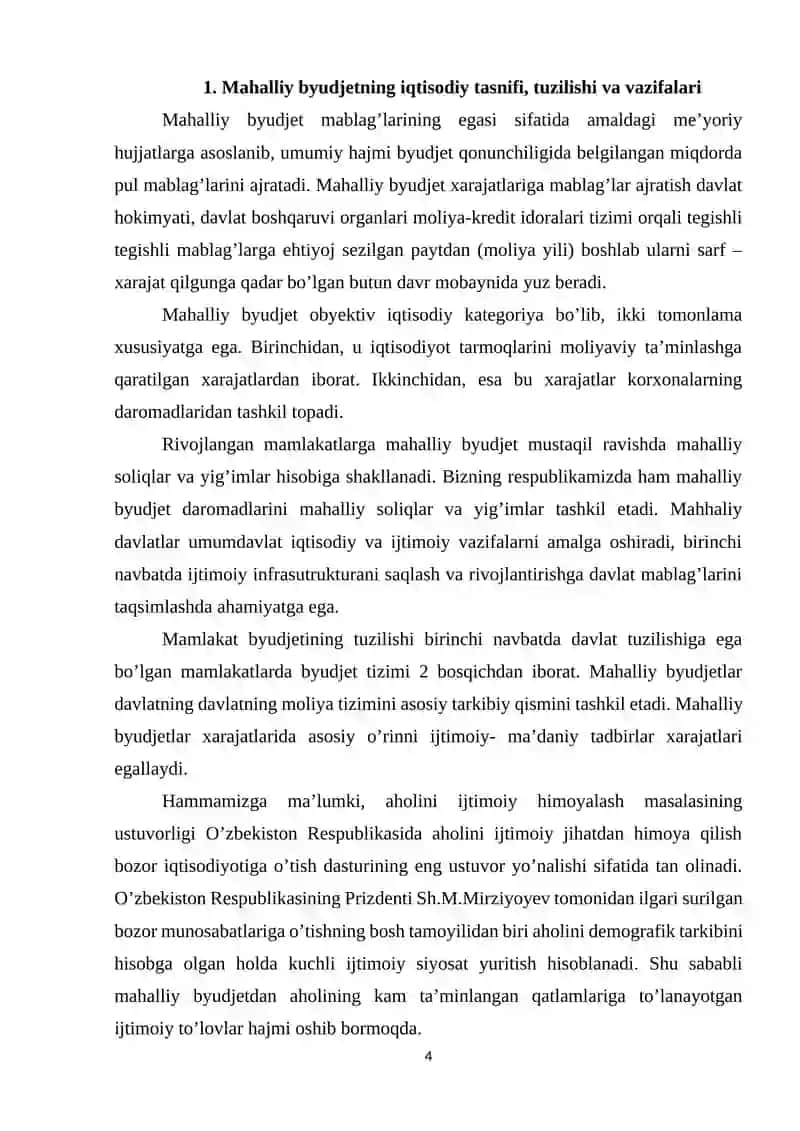 Mahalliy byudjetlar xarajatlar tahlili 4