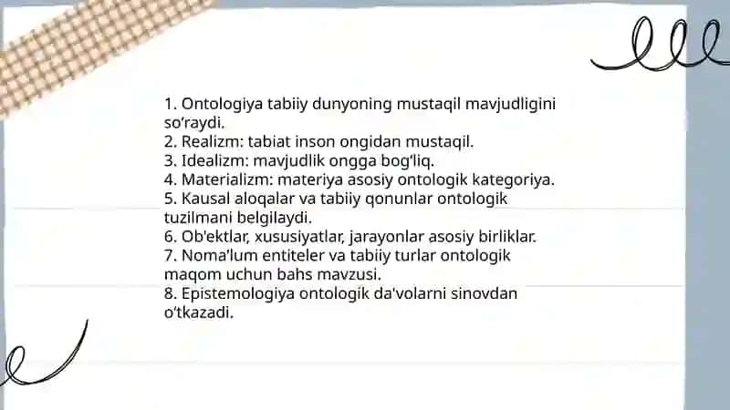 Tabiyat Falsafasi 4