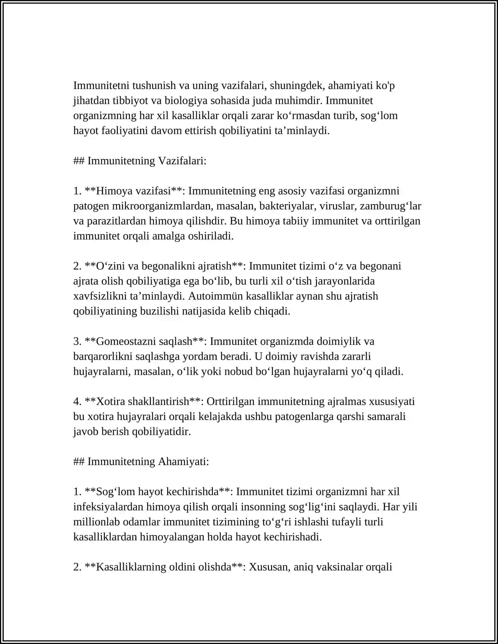 IMMUNITET HAQIDA TUSHUNCHA 4