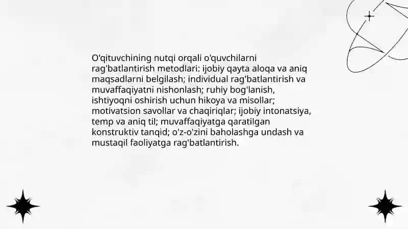 O'qituvchining nutqi faoliyatidagi o'rni 4