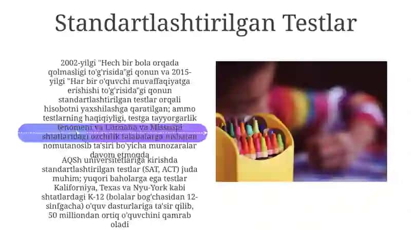 AQShda ta'lim tizimining tarkibi 4