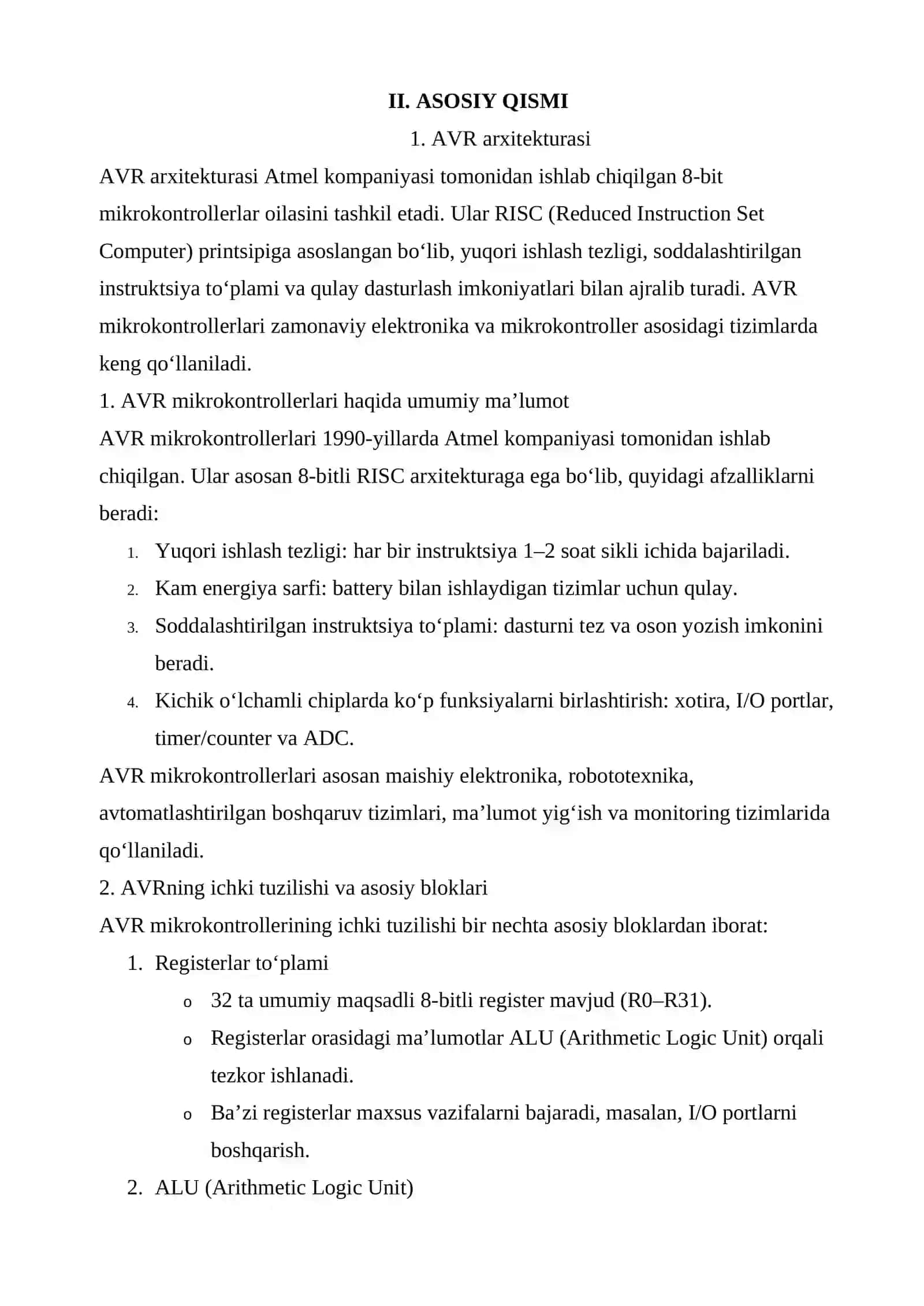 AVR VA ARM ARXITEKTURASI 4
