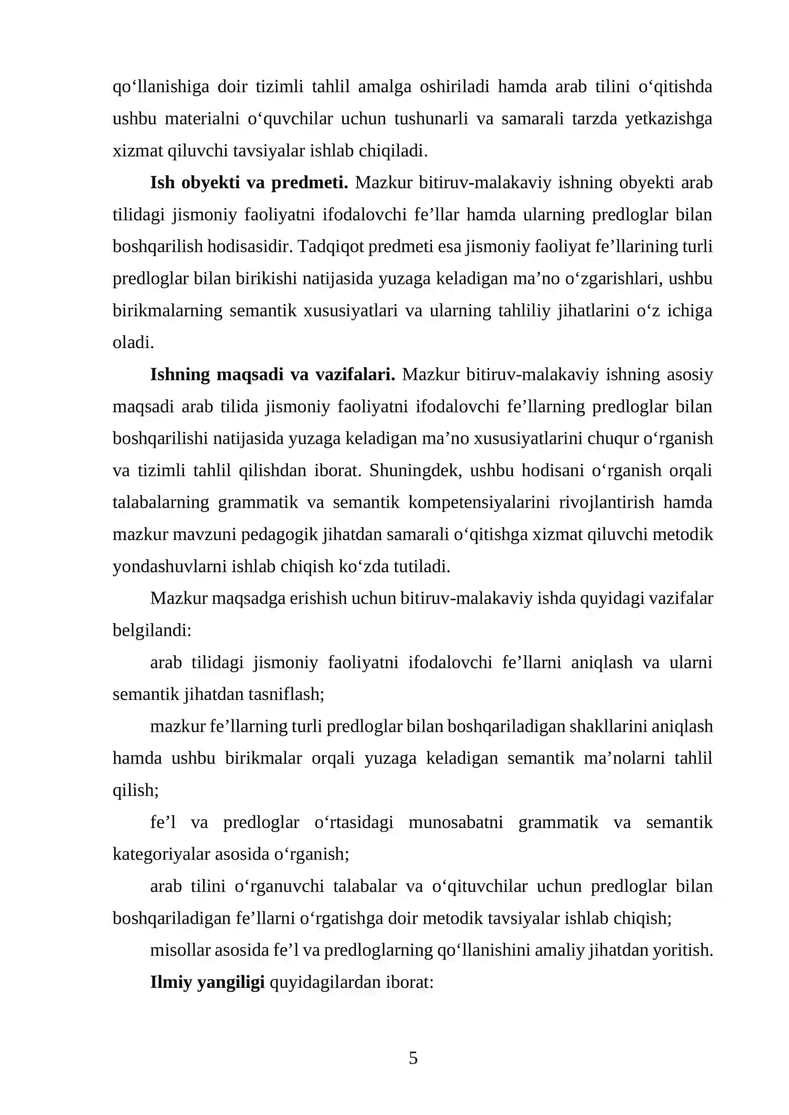 ARAB TILIDA JISMONIY FAOLIYAT FE’LLARINING LINGVISTIK XUSUSIYATLARI 4