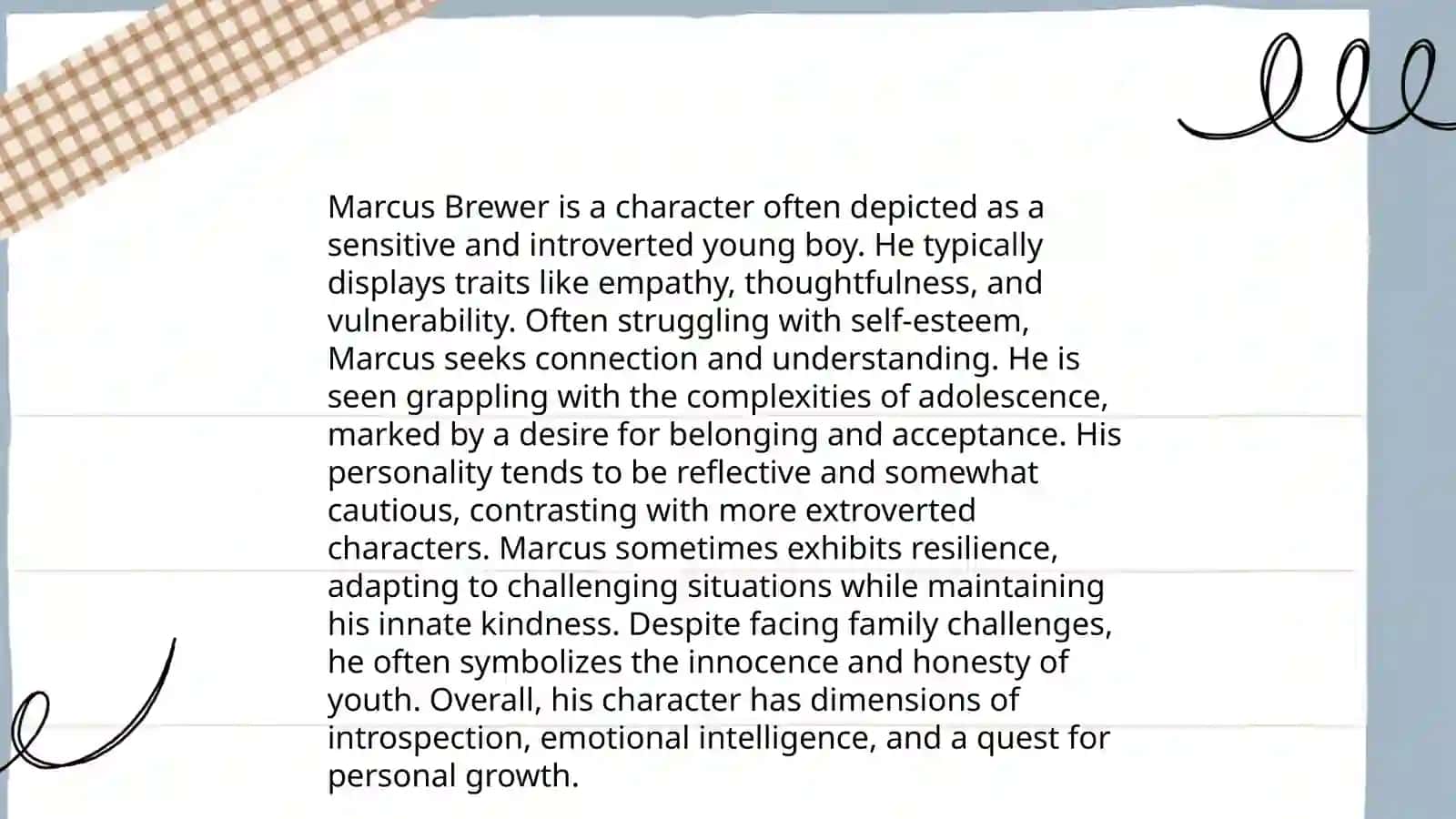 Nick Hornbyning ABOUT A BOY Analysis and Main Characters in Chapter 3 4