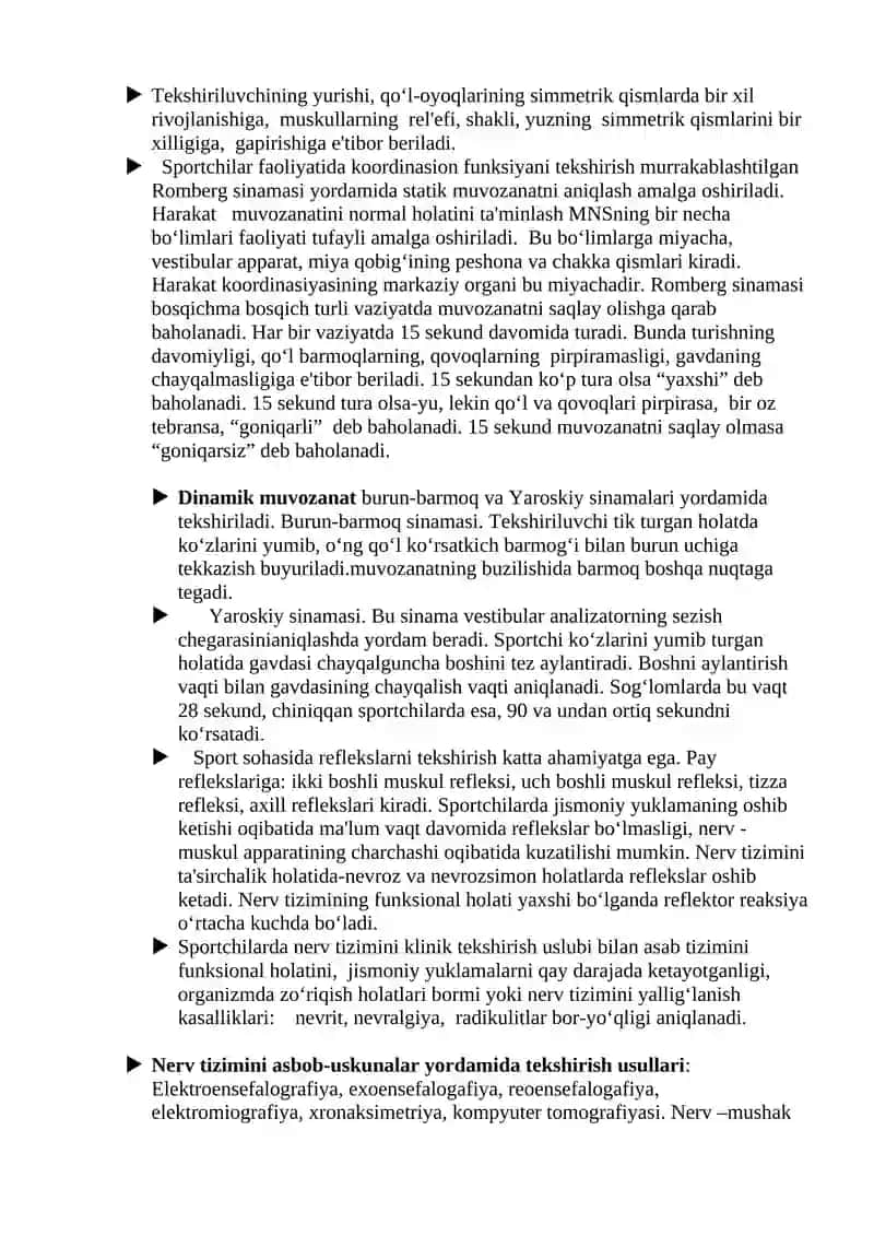 Asab tizimini klinik va instrumental tekshirish usullari 4