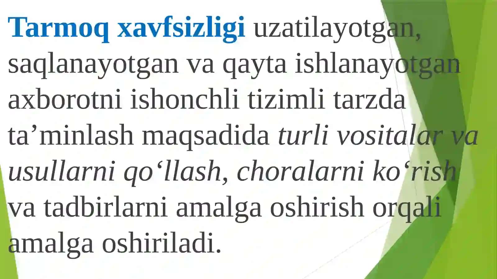 Tarmoq xavfsizligi 4