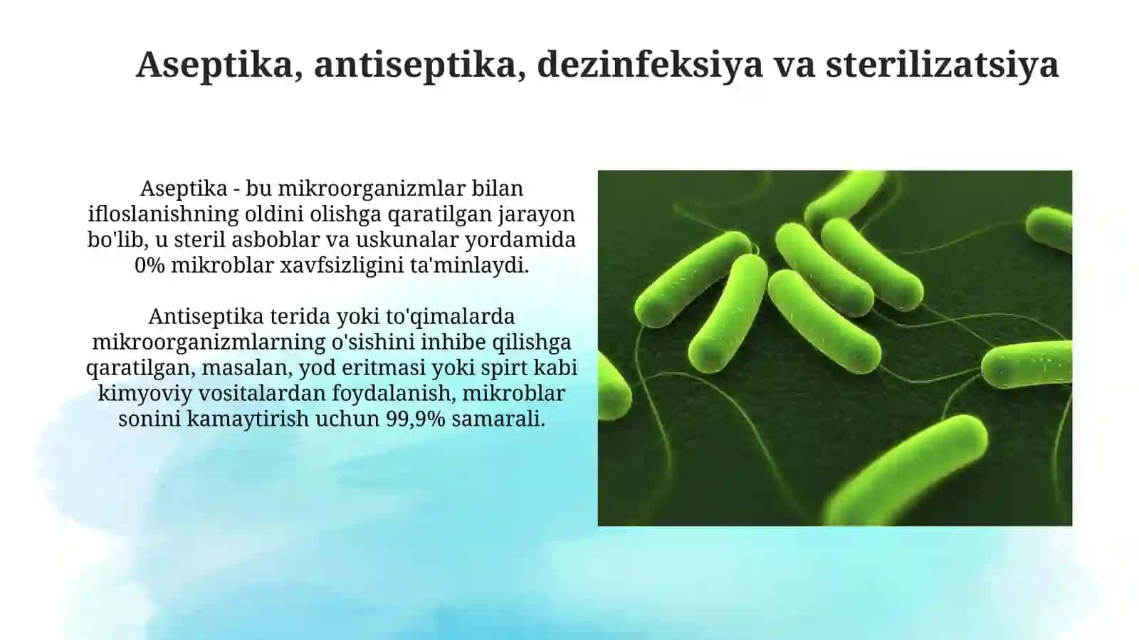 Mikroorganizmlar gigienasi va ko'payishi 4