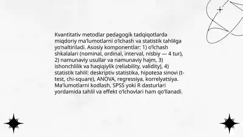 Pedagogikaning ilmiy tadqiqot metodlari 4