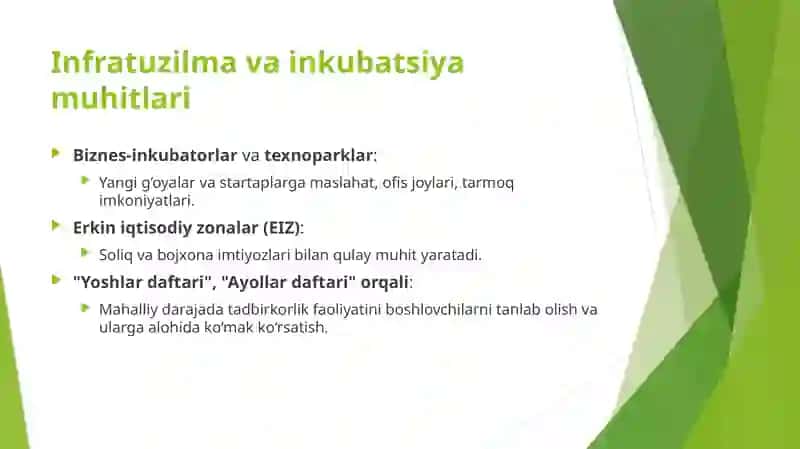 Tadbirkorlik faoliyatini moliyalashtirish jamg'armasi 4