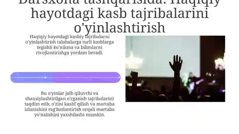 Karyera Tadqiqotini O'yinlashtirish 4