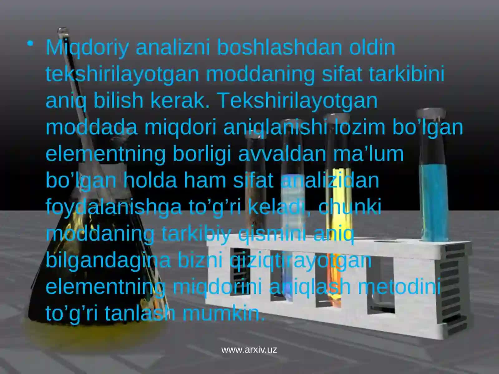 Kimyoviy analizlar 4