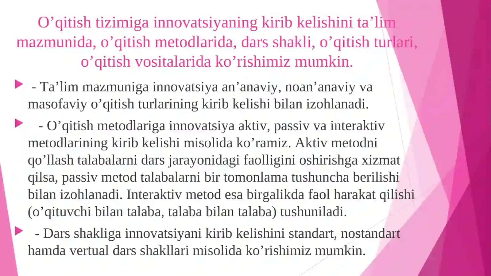 TA’LIMDA INNOVATSION JARAYONLAR 4