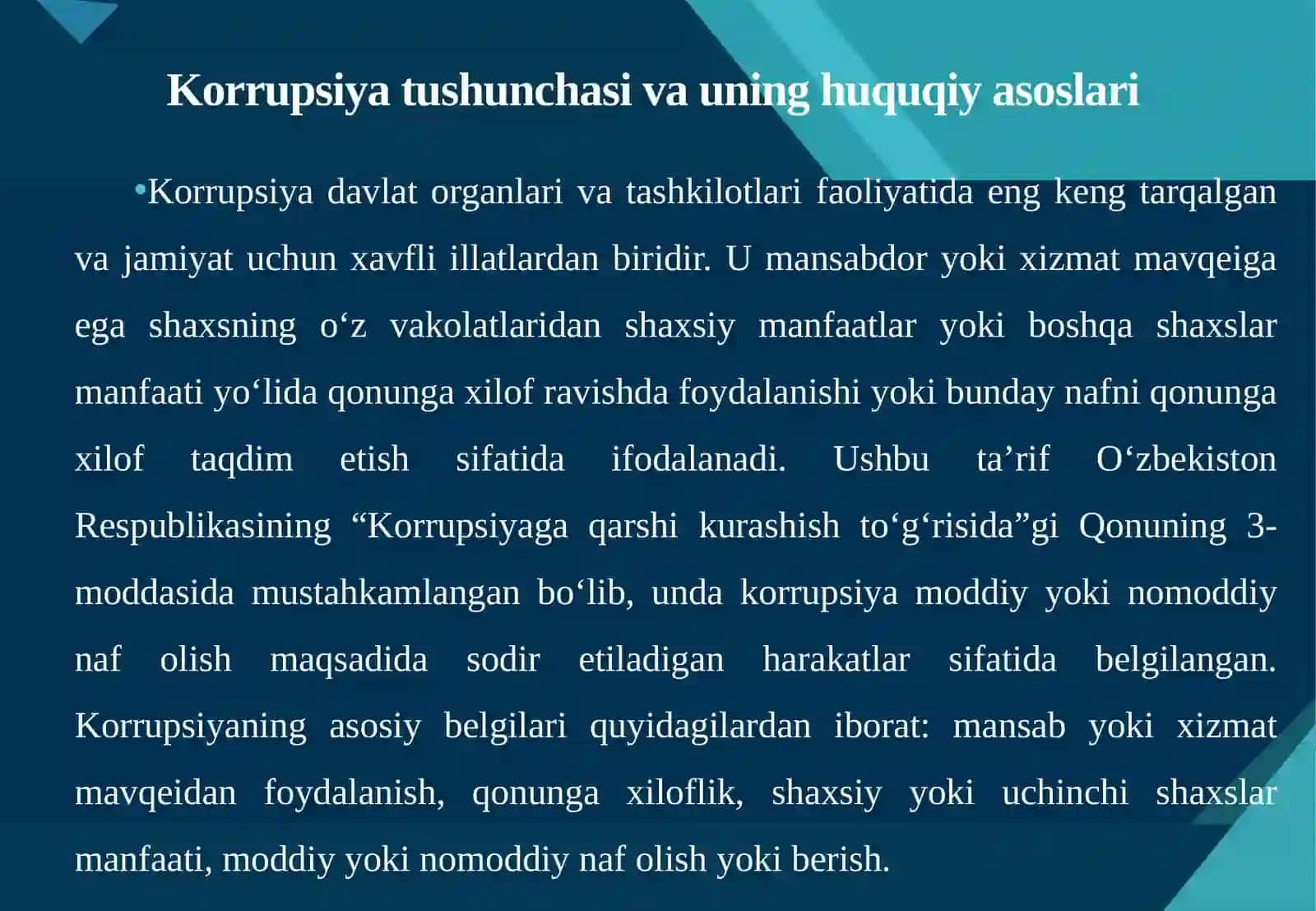 Davlat organlari va tashkilotlari faoliyatida korrupsiya va uning oldini olish choralari: nazariy-huquqiy yondashuv 4