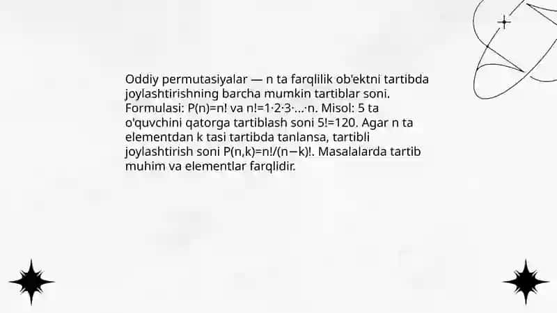 Boshlangʻich taʼlimda kombinatorika elementlarining umumiy masalalari 4