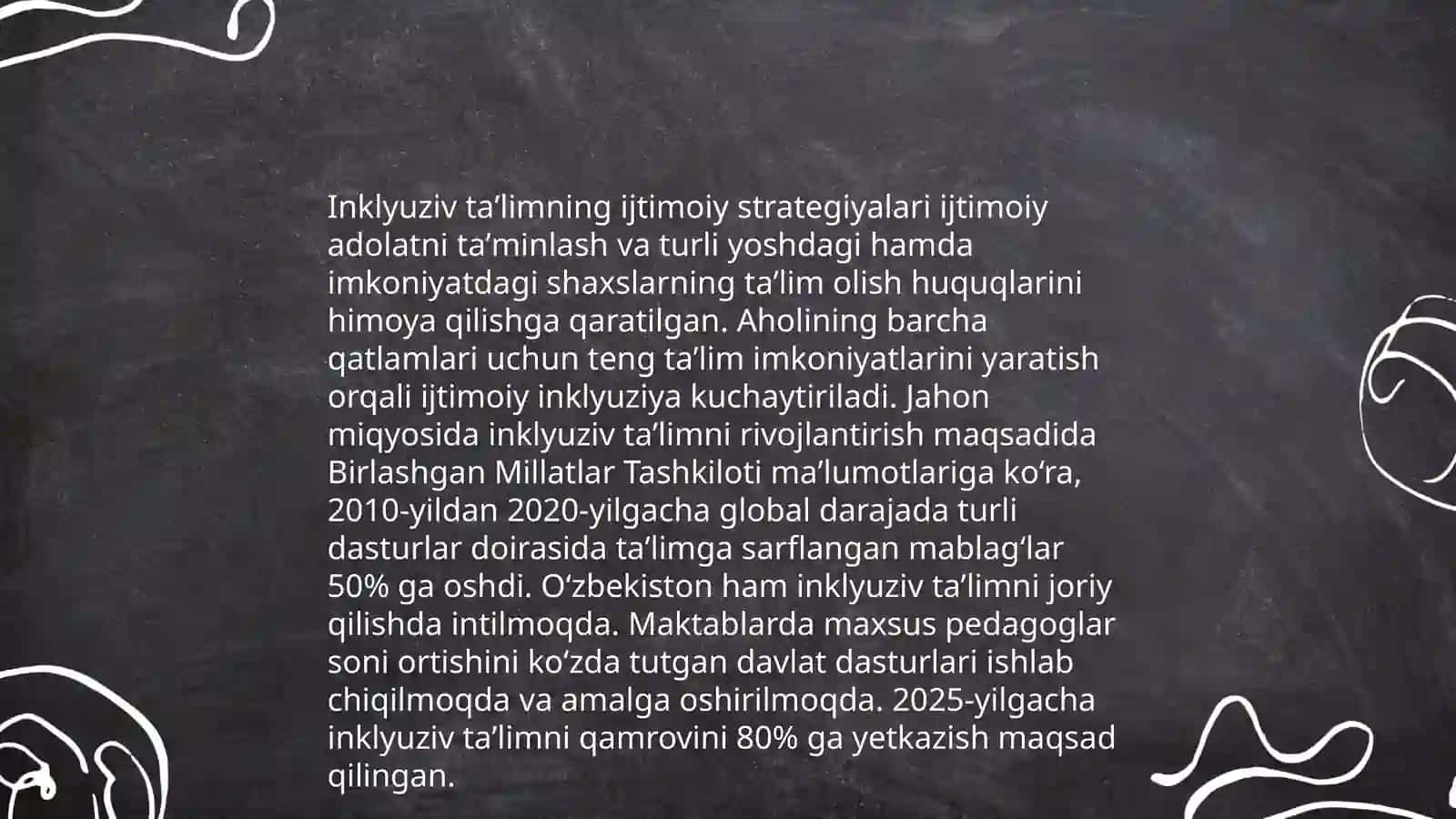 Inklyuziv taʼlimning ijtimoiy strategiyasi, pedagogika va boshqa fanlar bilan aloqasi 4