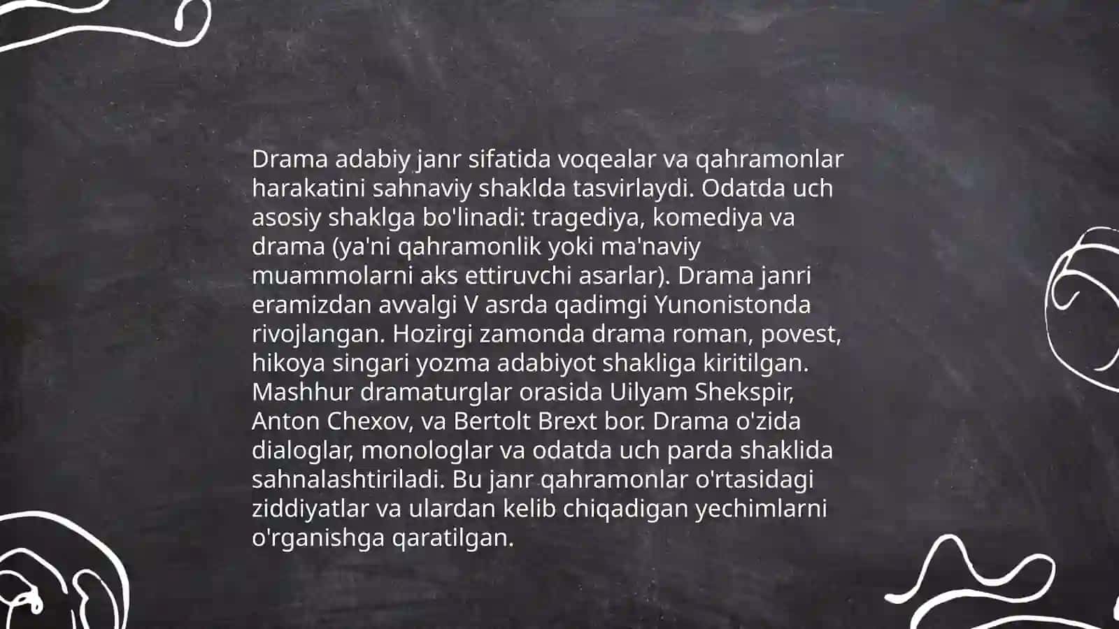 Dramatik asarlar tahlili 4