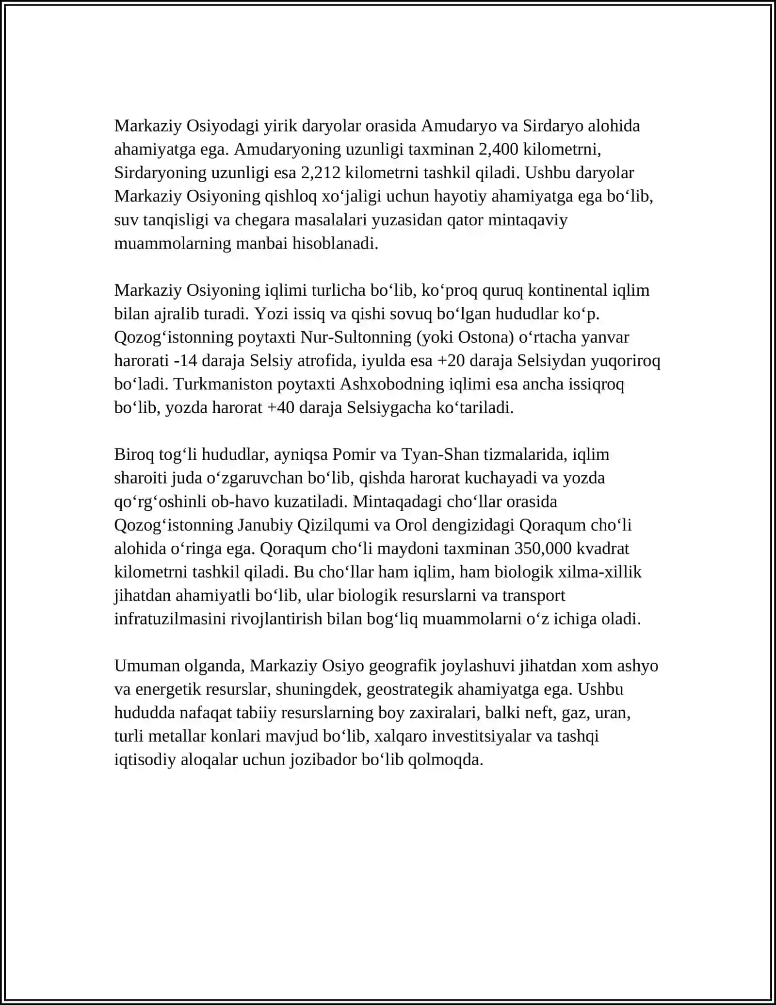 MARKAZIY OSIYODA ILK DAVLATCHILIKNING VUJUDGA KELISHI 4