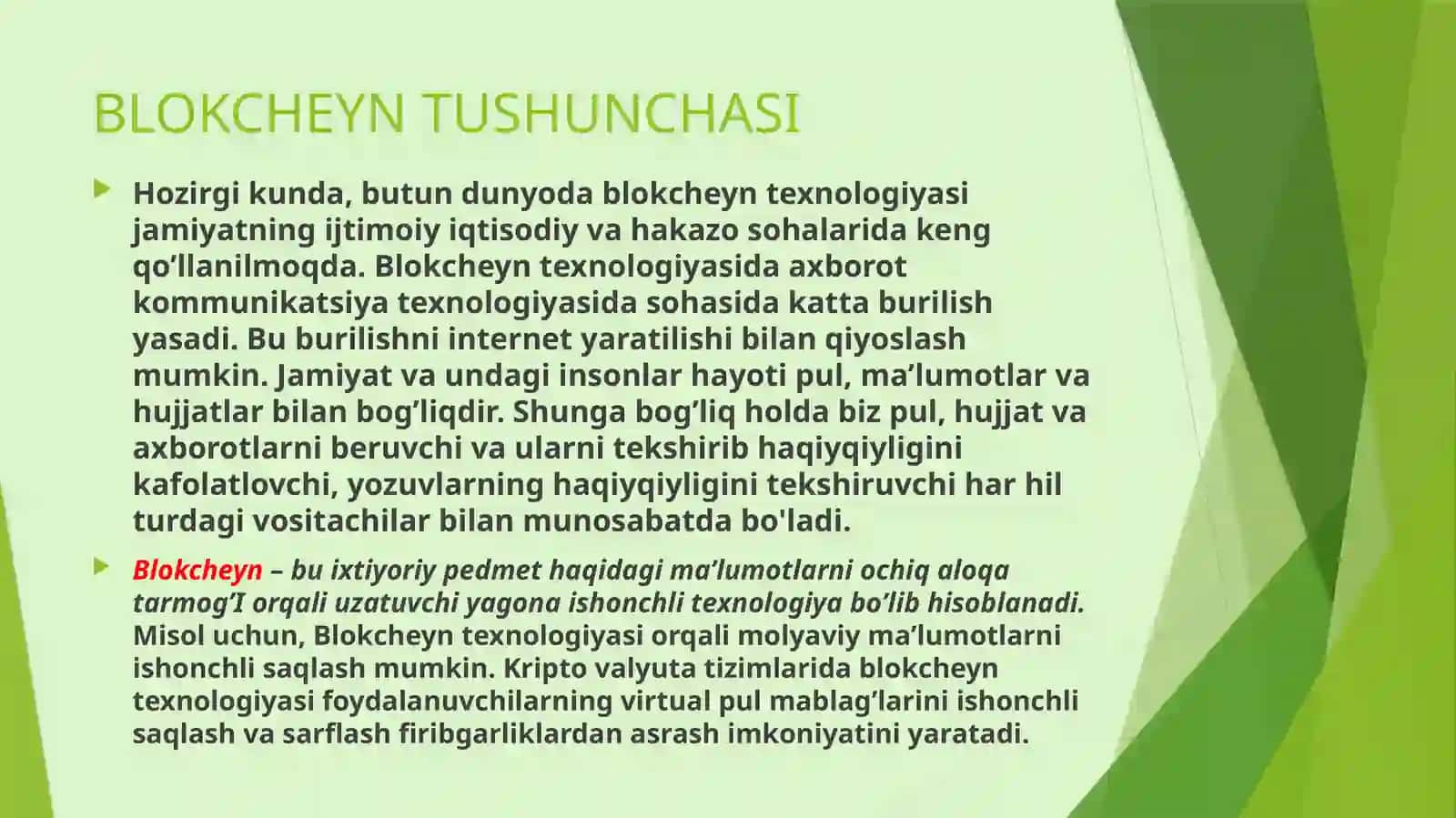 BLOKCHEYNTEXNOLOGIYASINING ISHLASHPRINTSIPi 4