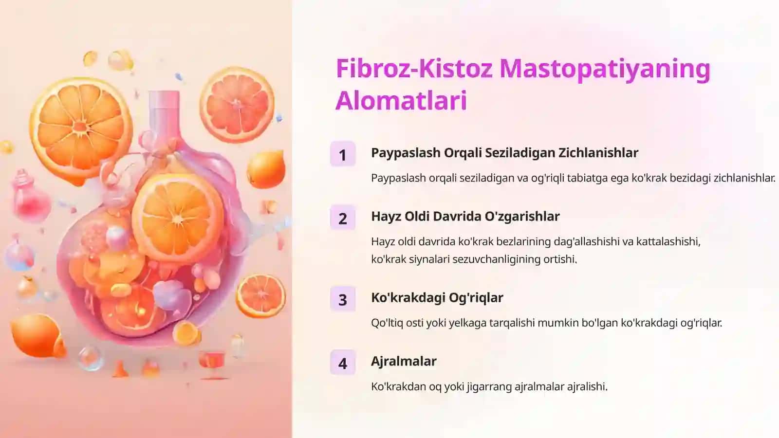 Mastopatiya — Alomatlari, Tasnifi, Sabablari, Tashxislash, Davolash, Oldini Olish 4