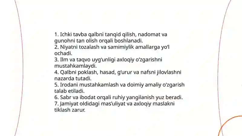 Ğazzoliyning "Tavba" asarida din va axloq 4