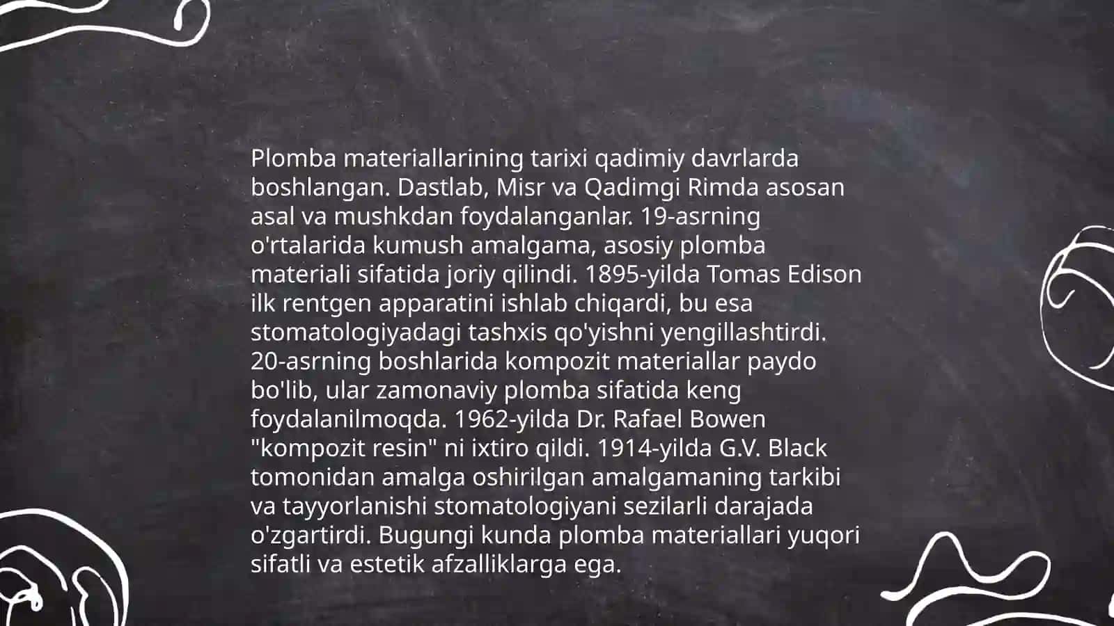 Plomba Ashyolarining tasnifi 4