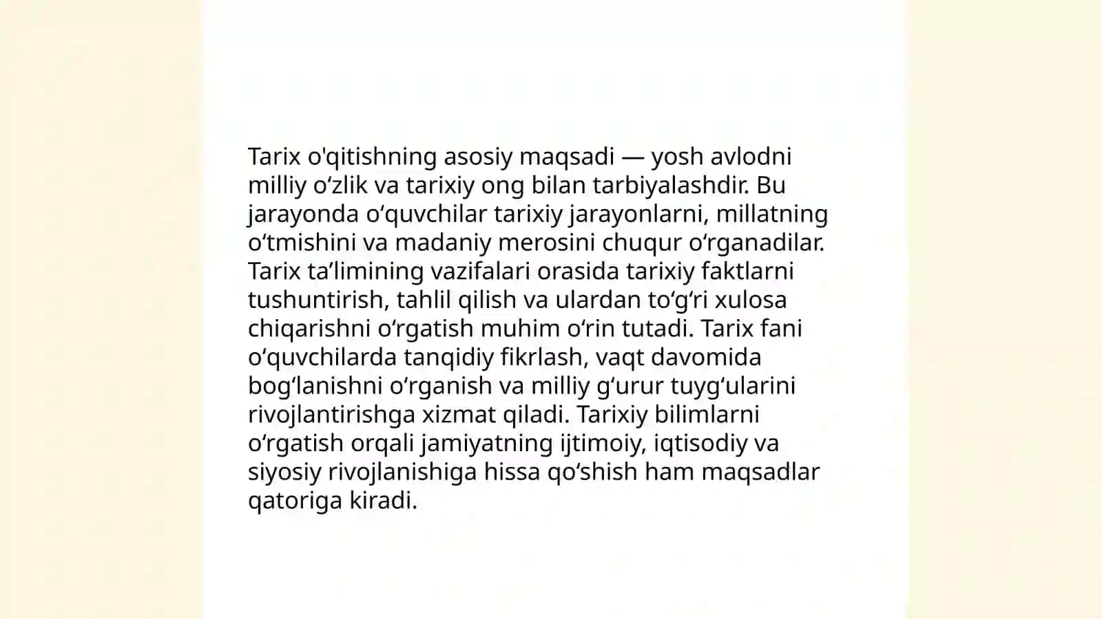 Tarix o'qitishning tashkiliy shakllari dars uning turlari va tuzilishi 4