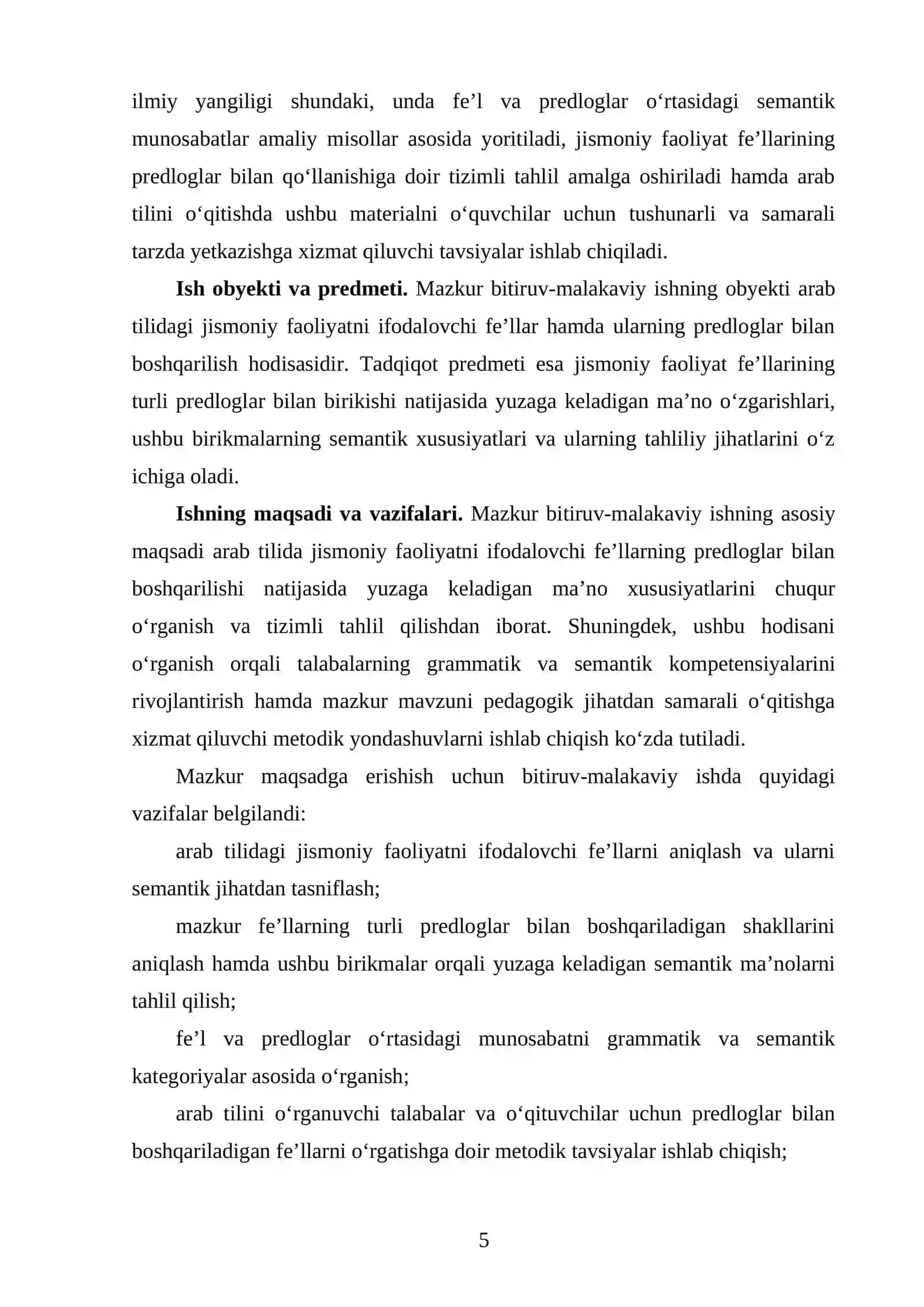 ARAB TILIDA JISMONIY FAOLIYAT FE’LLARINING LINGVISTIK XUSUSIYATLARI 4