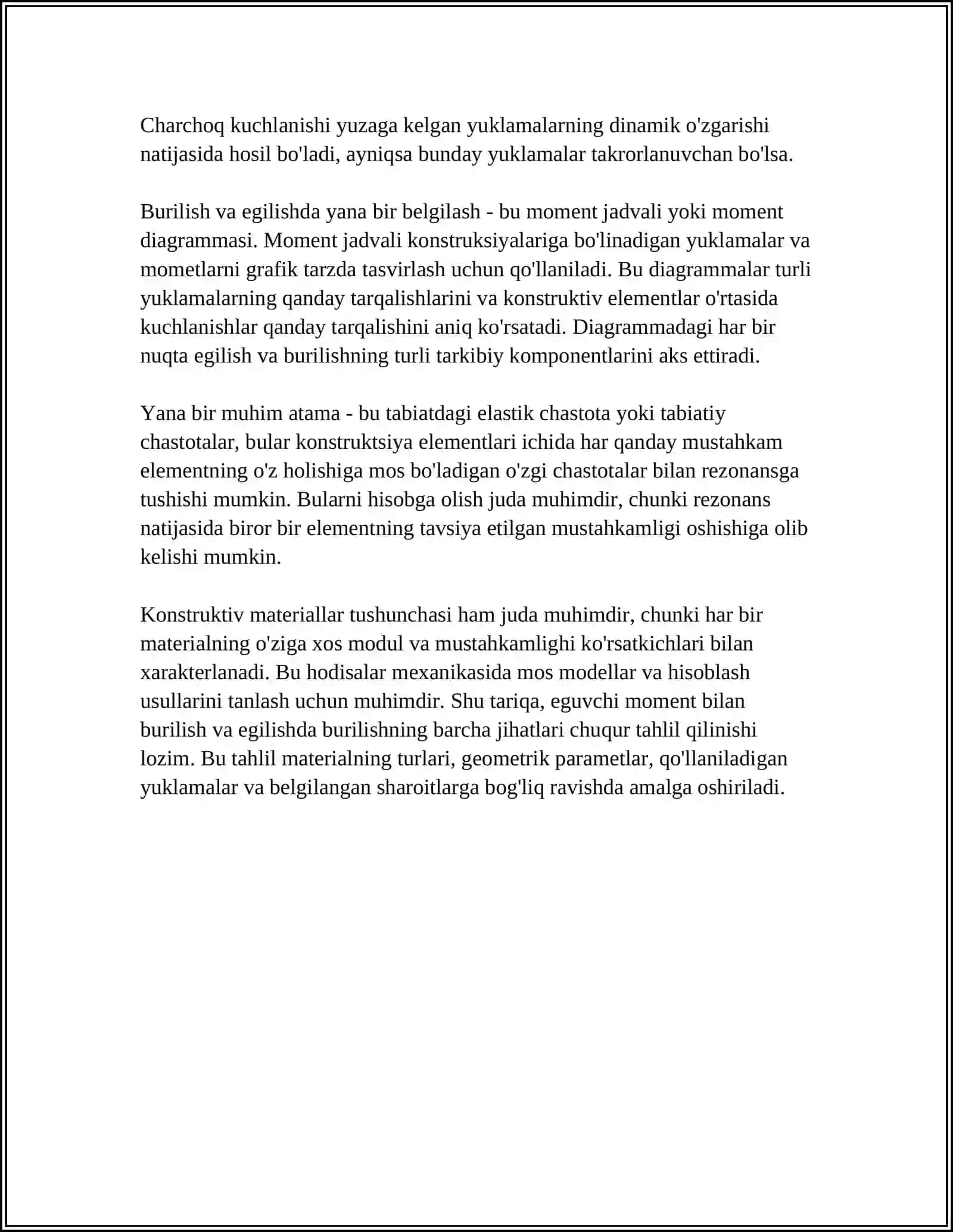 EGILISHDA BURILISH. EGUVCHI MOMENT BILAN BURILISH 4