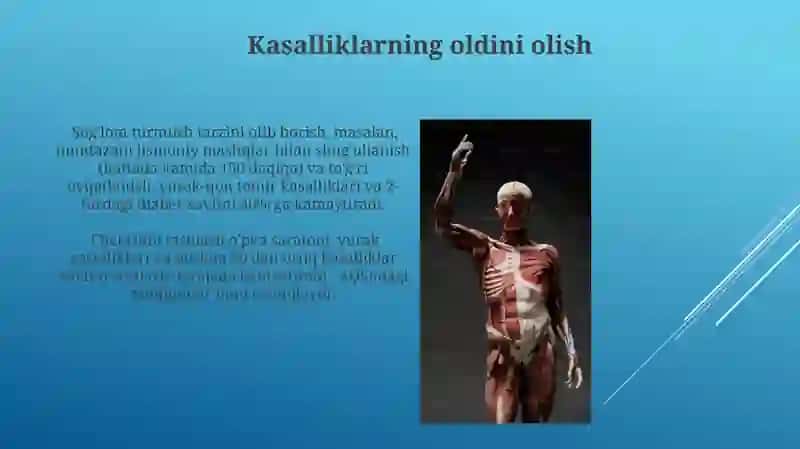 Tibbiy bilim asoslari faniga kirish va odam organizmi haqida tushuncha 4